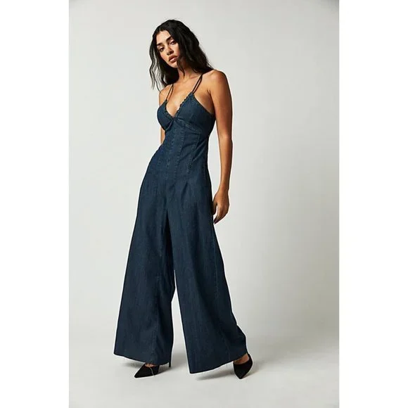 ワンピース the toe Libyan Denim Onepiece THE TOÉ thetoe Libyan Denim Onepiece the toe】Libyan Denim